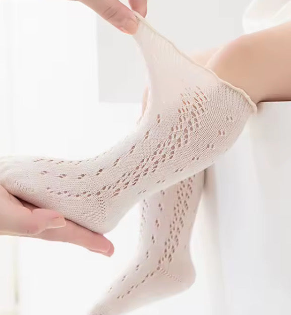 Chaussettes hautes petite fille Liv&Ciboulette