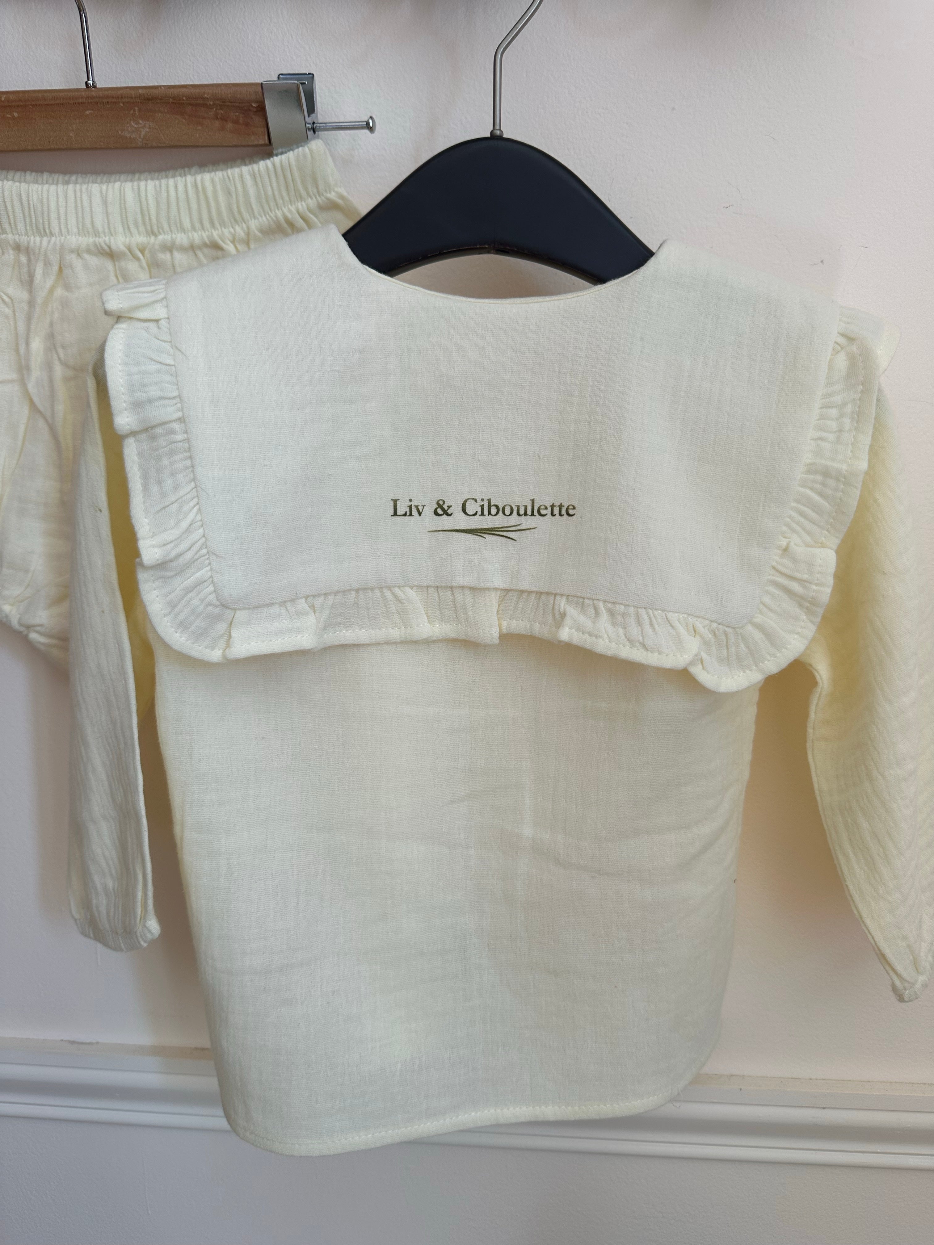 Ensemble Julia gaze de coton Liv&Ciboulette