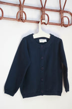 Gilet bleu marine bébé mixte Liv&Ciboulette