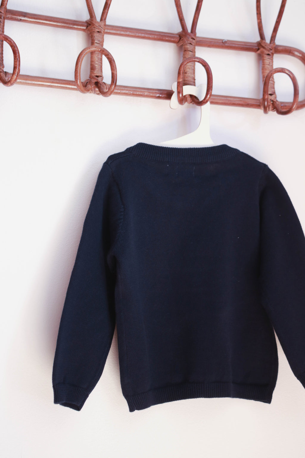 Gilet bleu marine bébé mixte Liv&Ciboulette