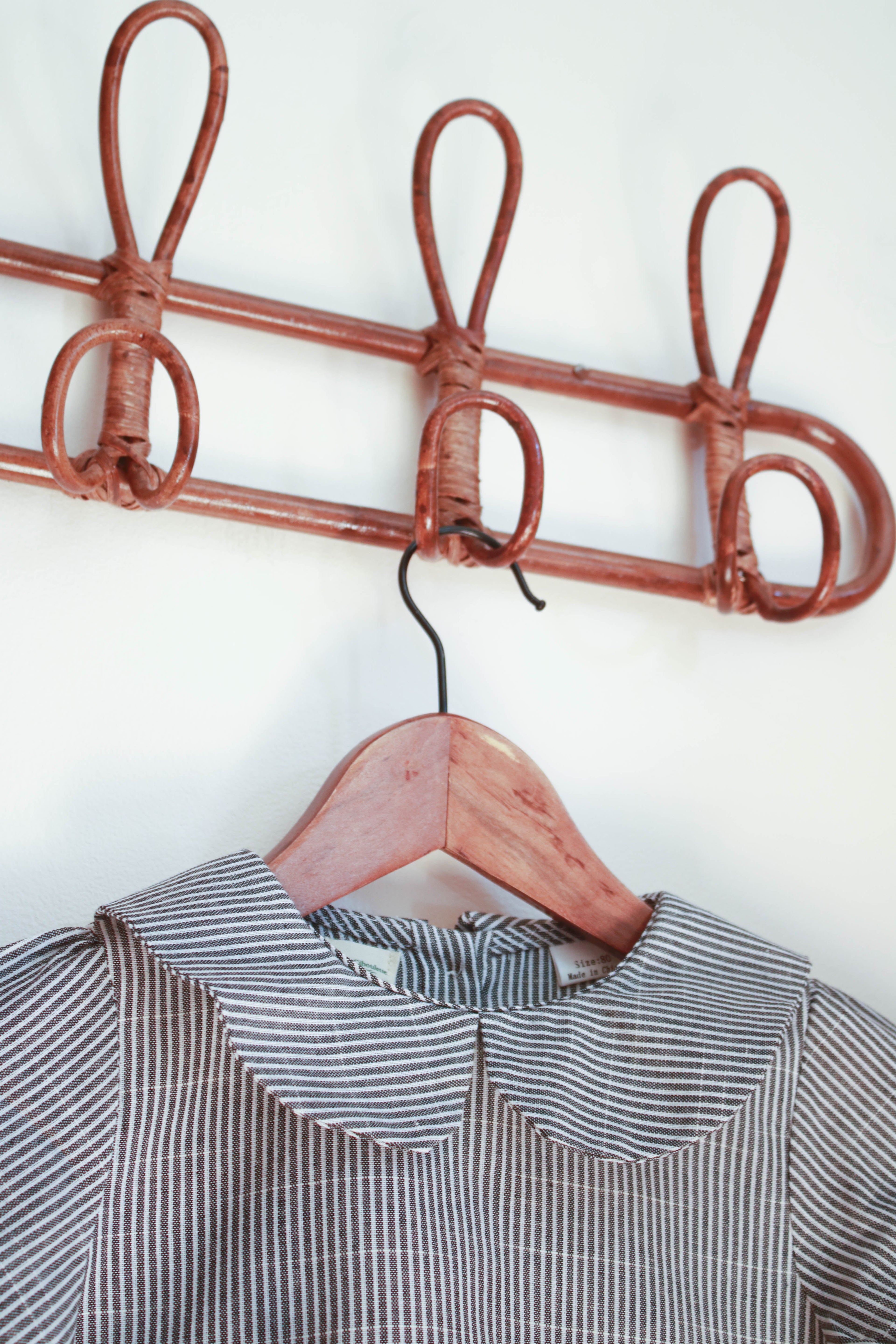 Chemise bébé rayée col Claudine Liv&Ciboulette