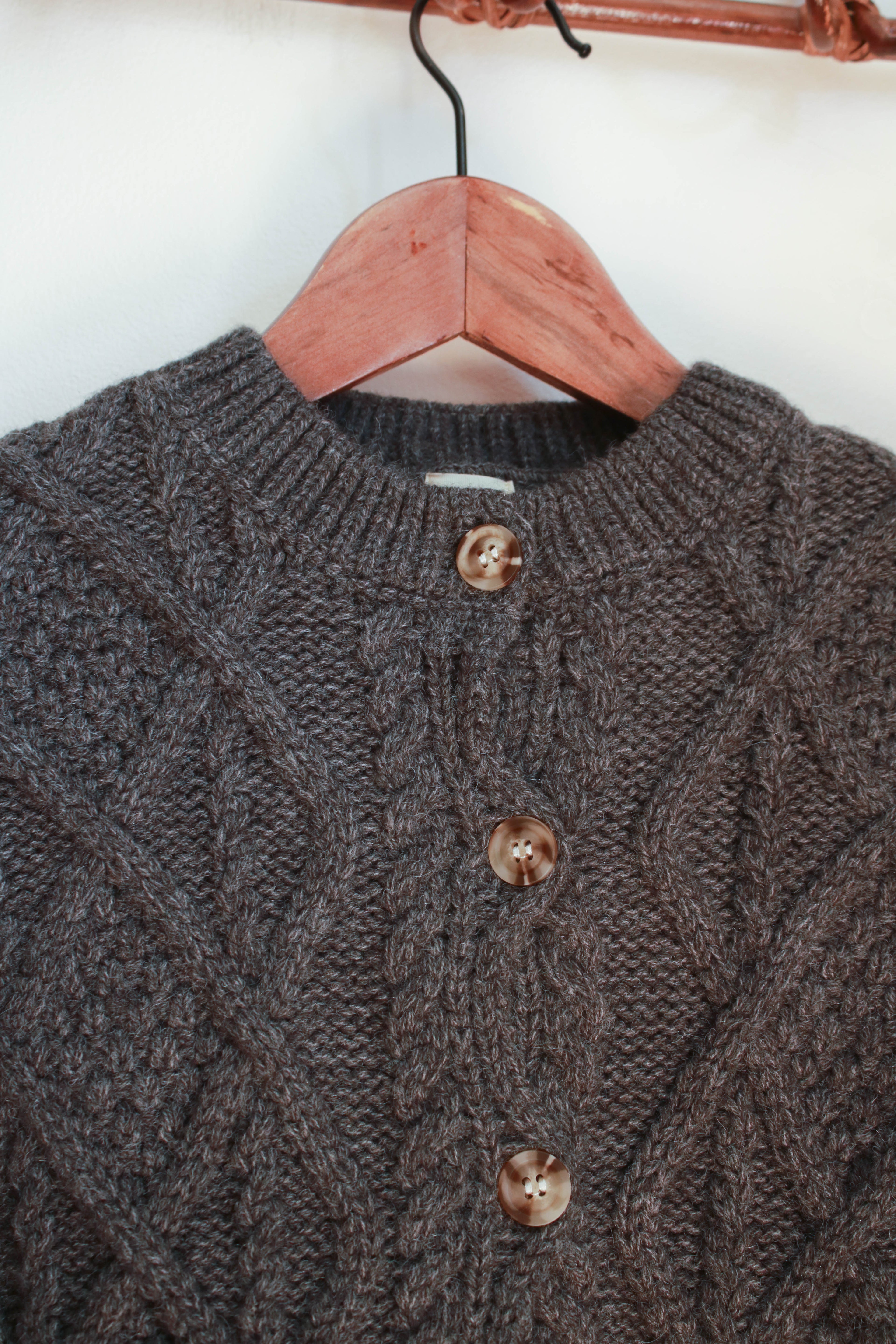 Gilet grosse maille Liv&Ciboulette