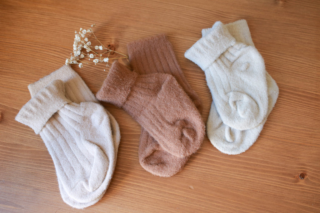 Lot chaussettes chaudes Liv&Ciboulette