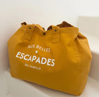 Grand sac cabas en toile Liv&Ciboulette