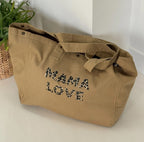 Grand sac cabas femme et enfant Liv&Ciboulette