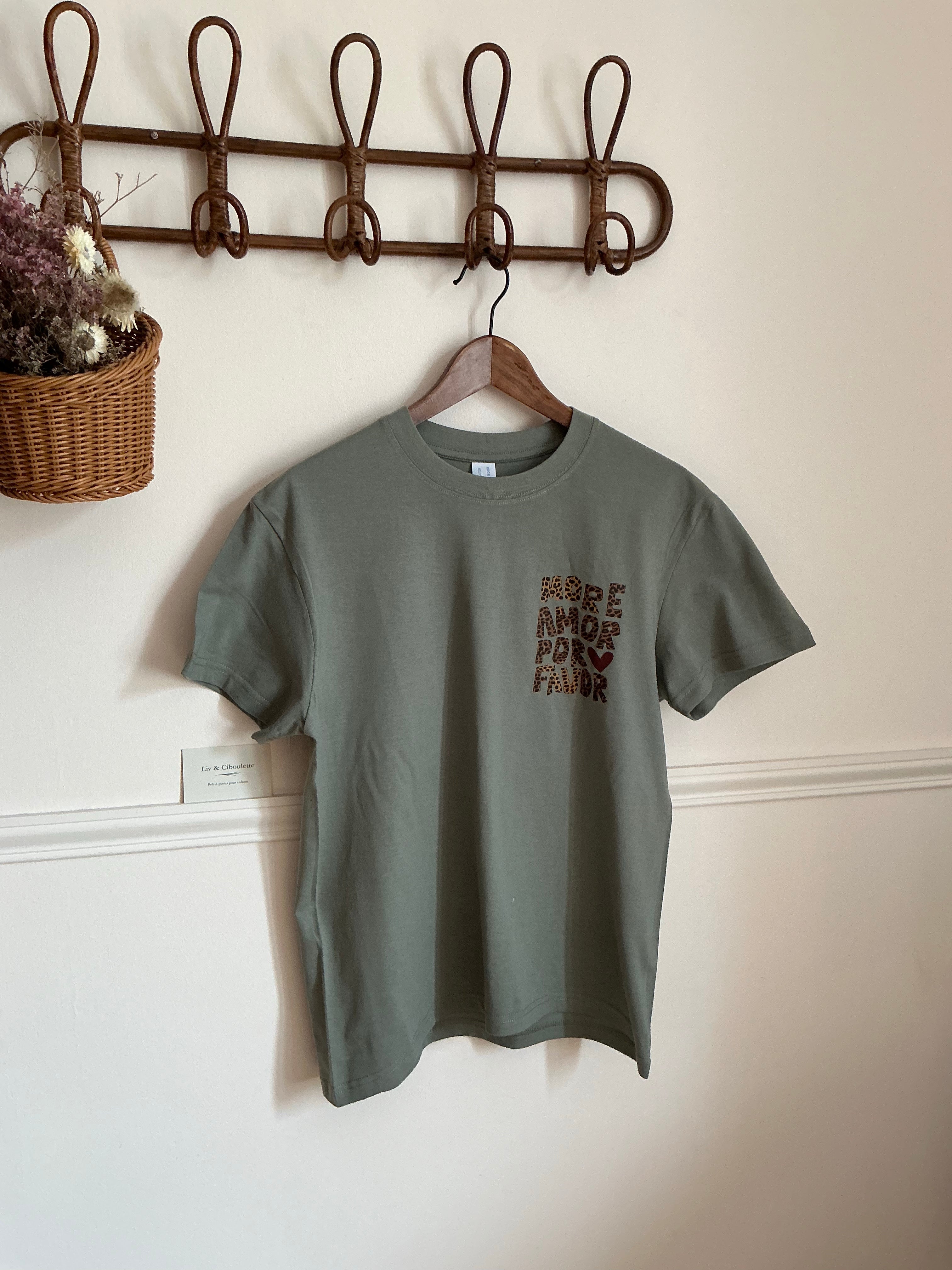 Tee-shirts femme été more amor for favor Liv&Ciboulette
