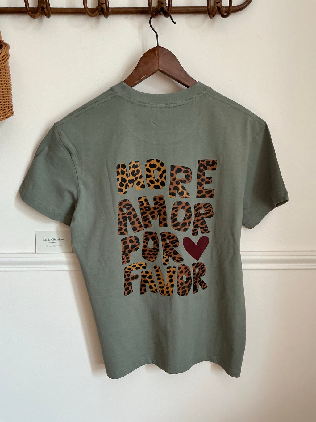 Tee-shirts femme été more amor for favor Liv&Ciboulette