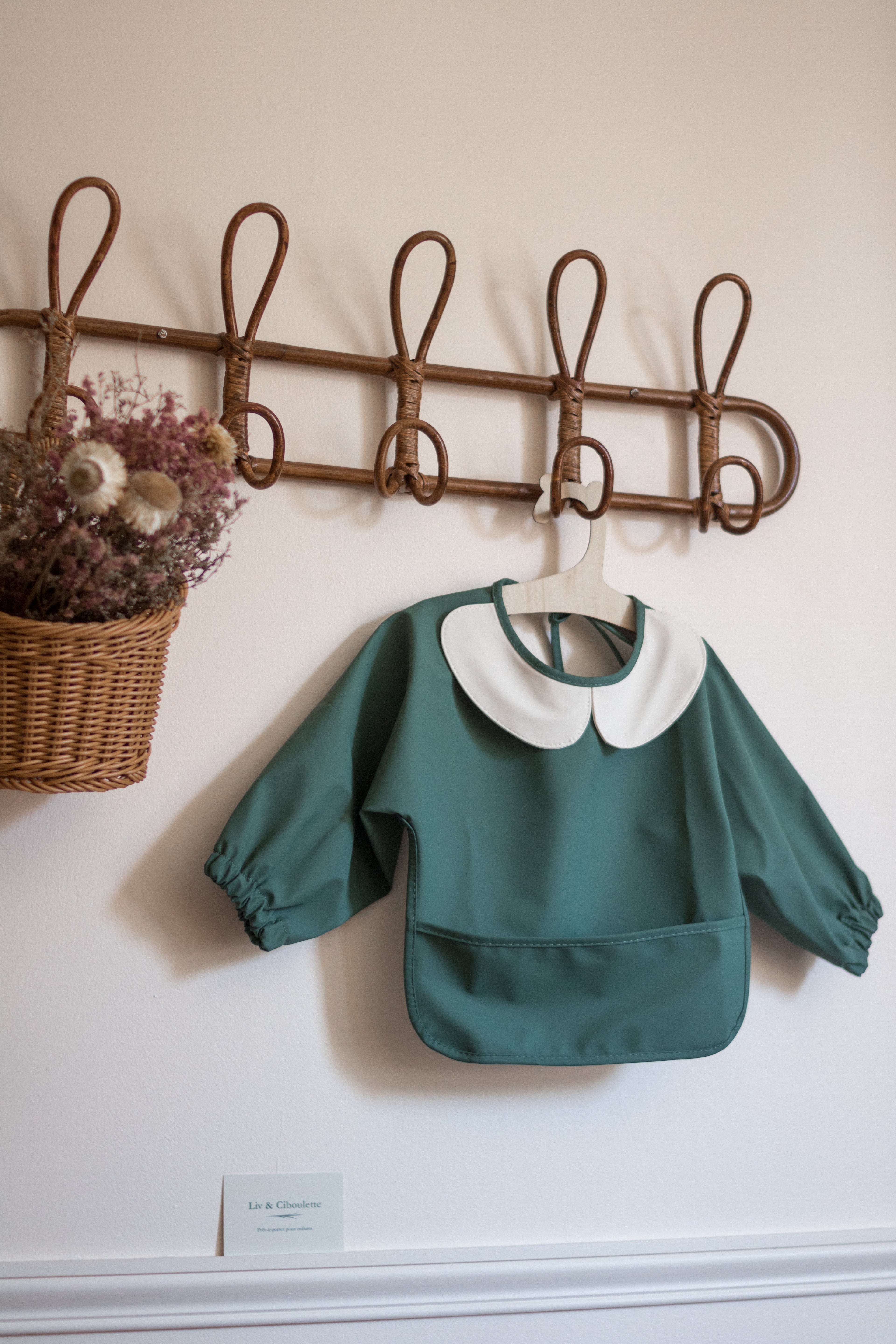 Bavoir tablier bébé Liv&Ciboulette