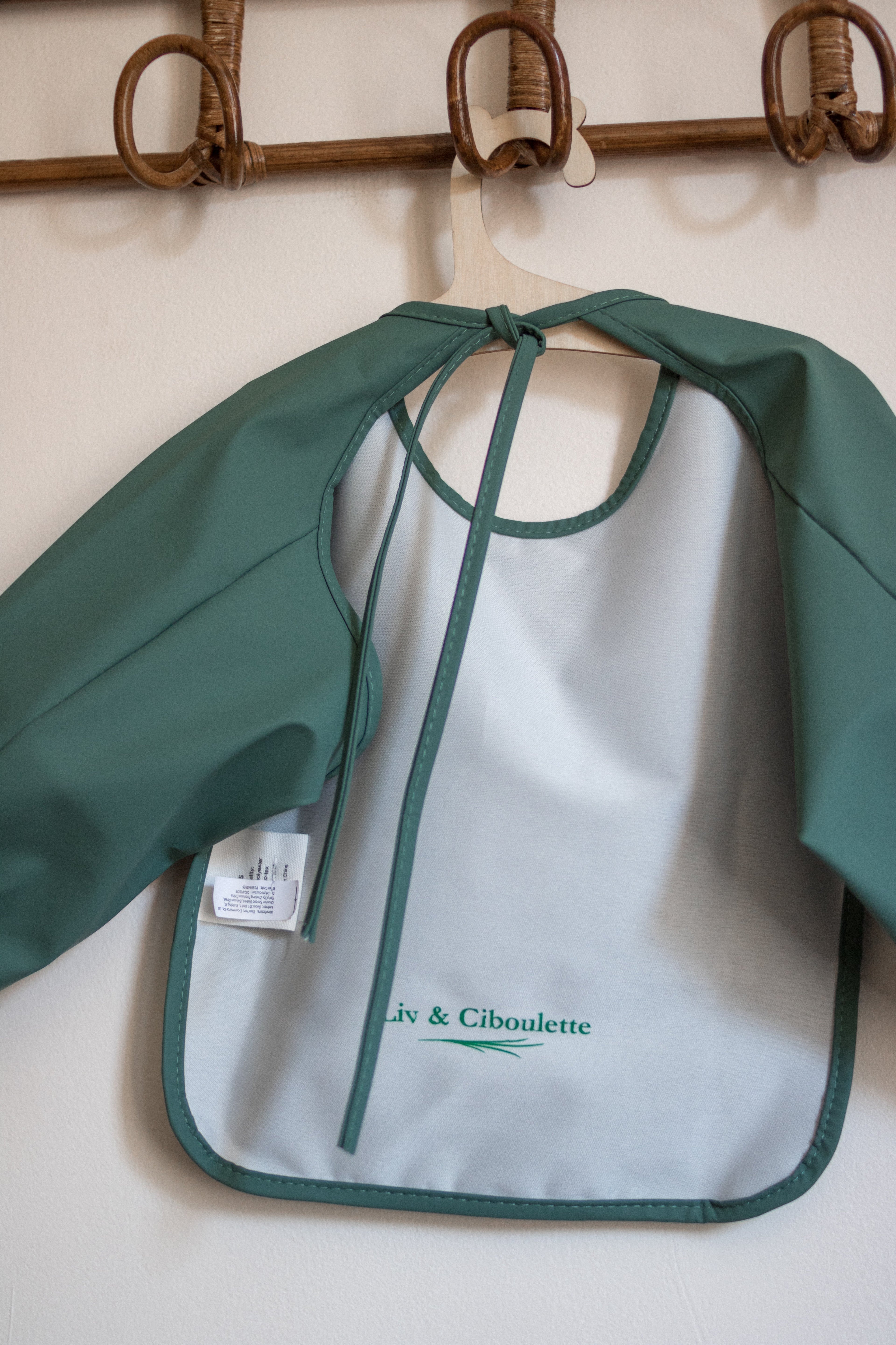 Bavoir tablier bébé Liv&Ciboulette