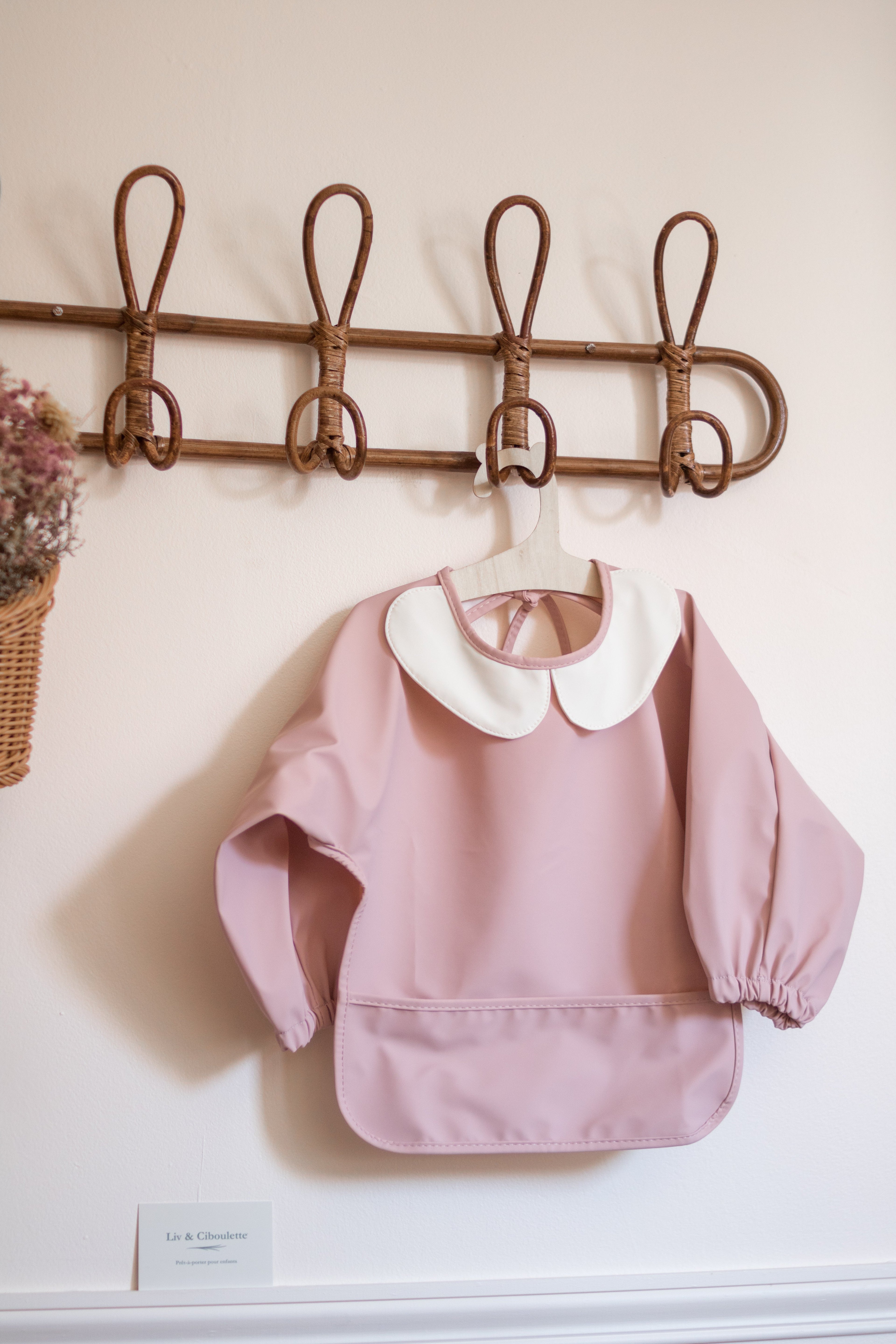 Bavoir tablier bébé Liv&Ciboulette