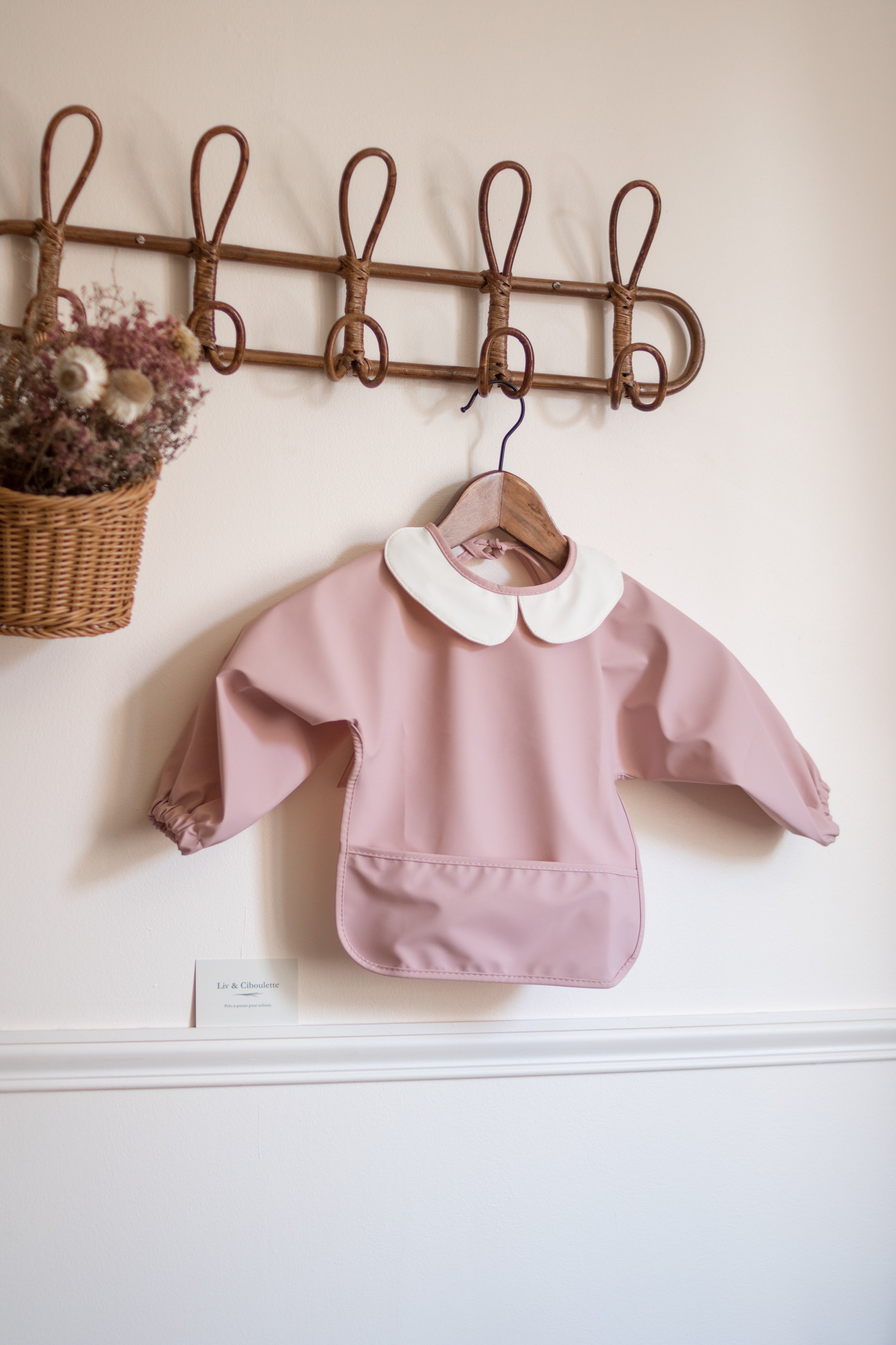 Bavoir tablier bébé Liv&Ciboulette