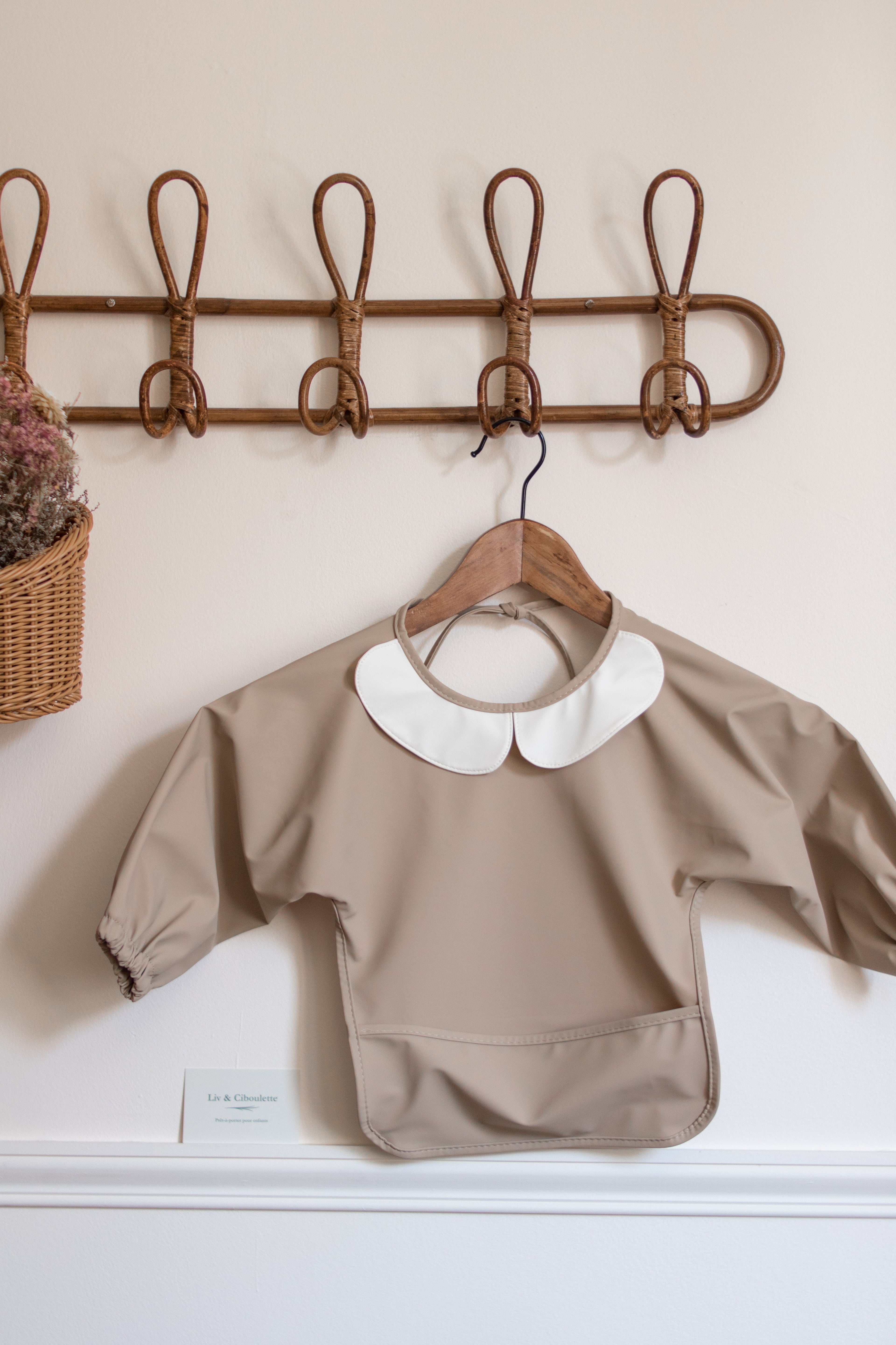 Bavoir tablier bébé Liv&Ciboulette