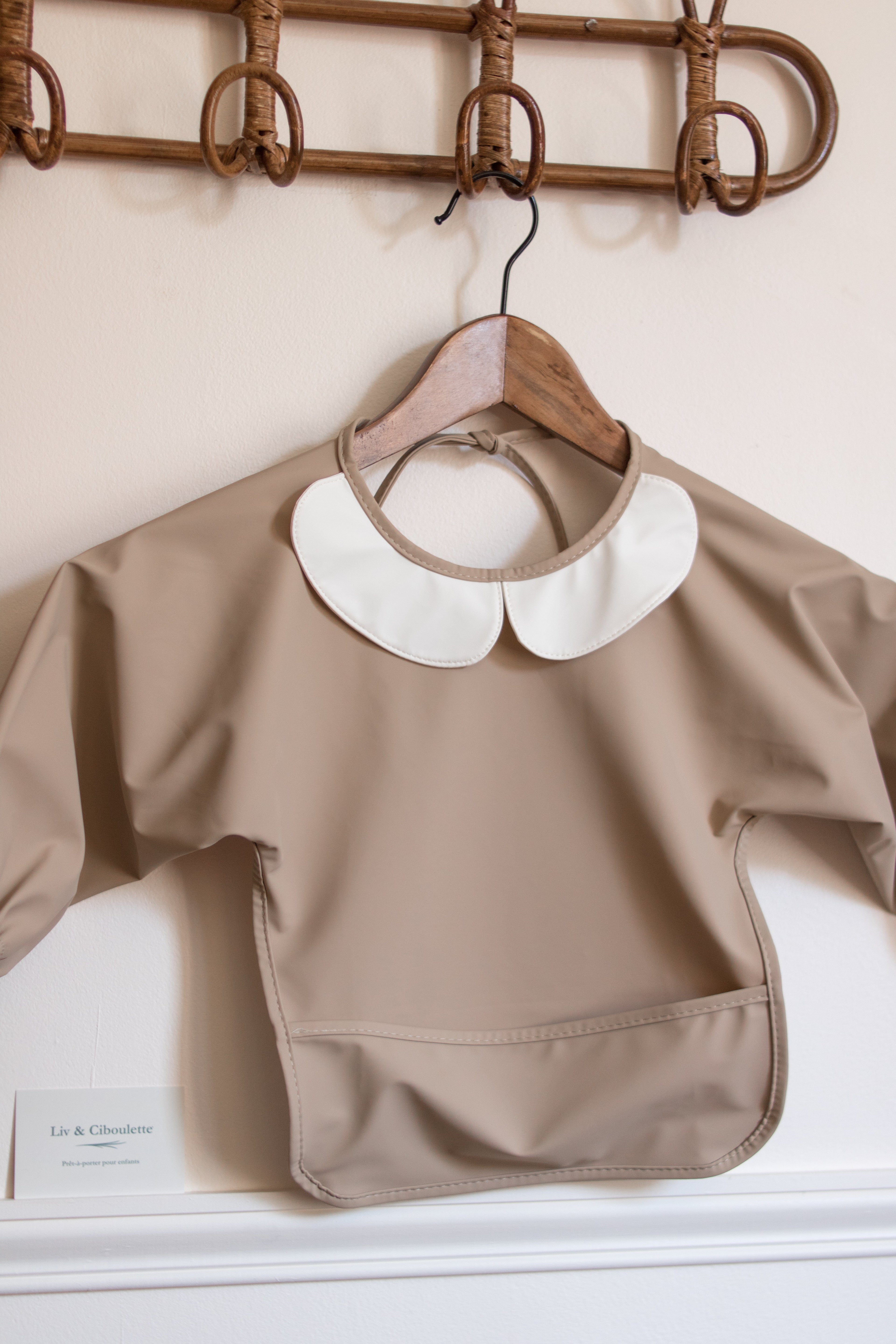 Bavoir tablier bébé Liv&Ciboulette