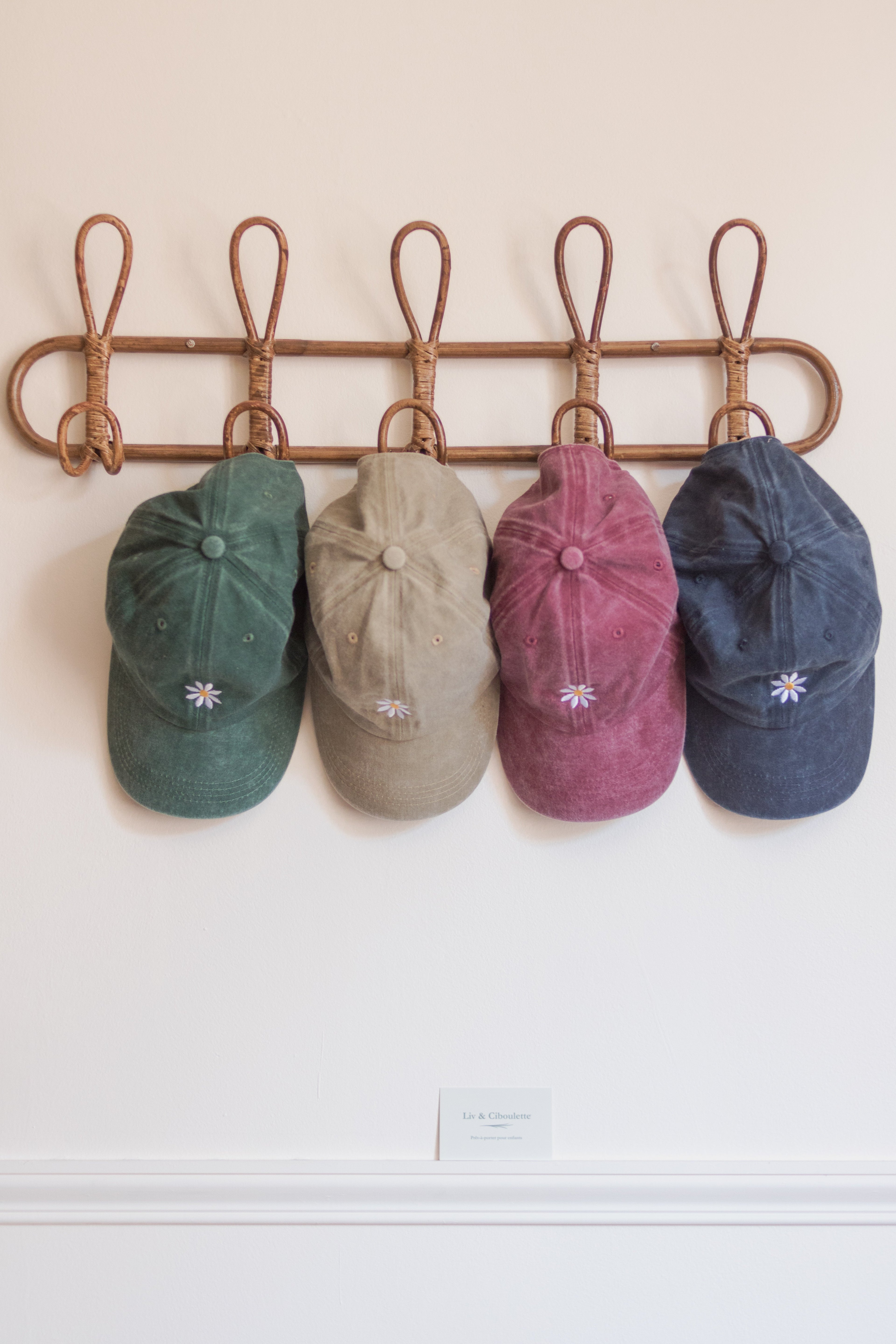 Casquettes femme et fille Liv&Ciboulette
