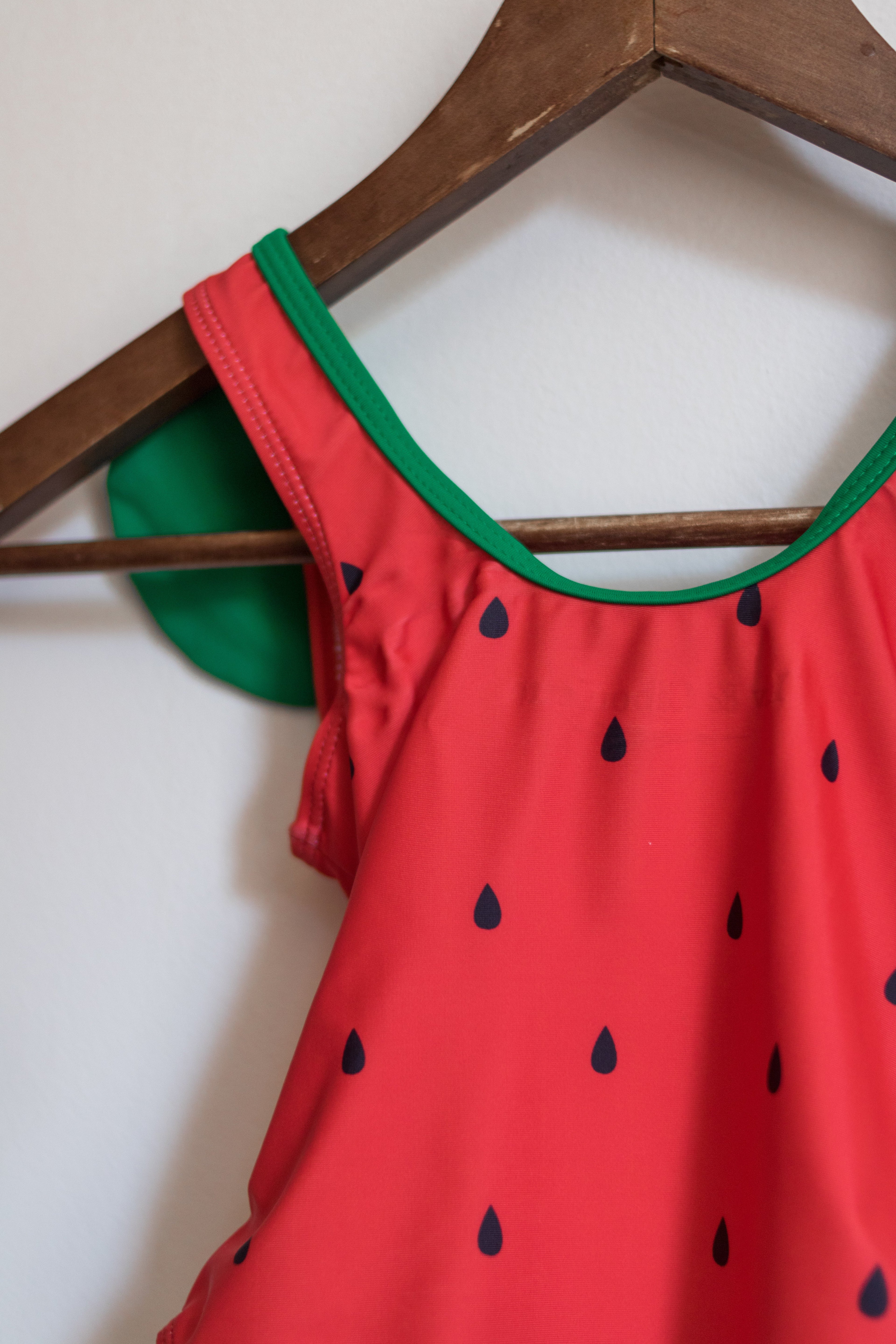 Maillot de bain fraise petite fille Liv&Ciboulette