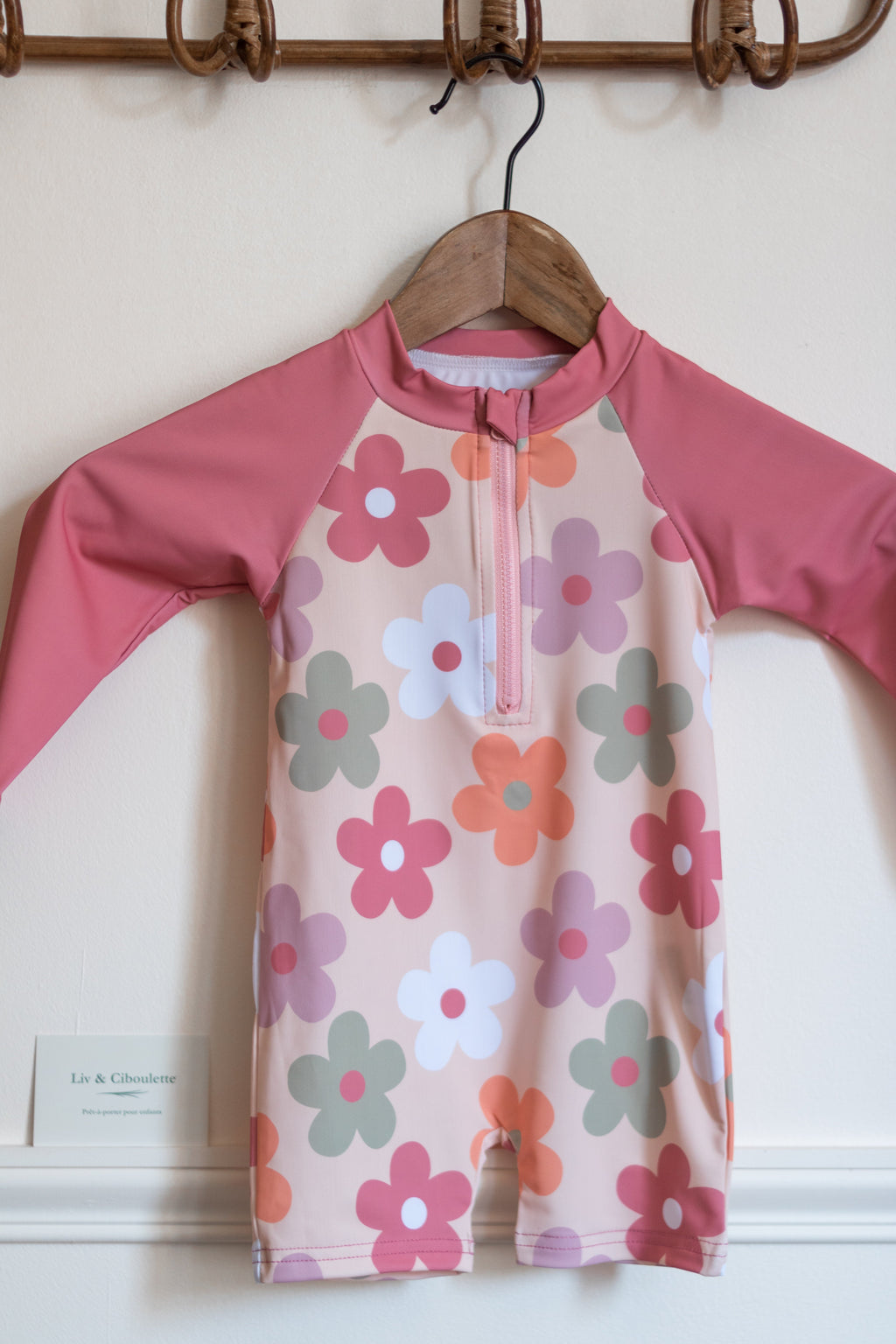 Maillot de bain intégral bébé fille 12/18 mois Liv&Ciboulette
