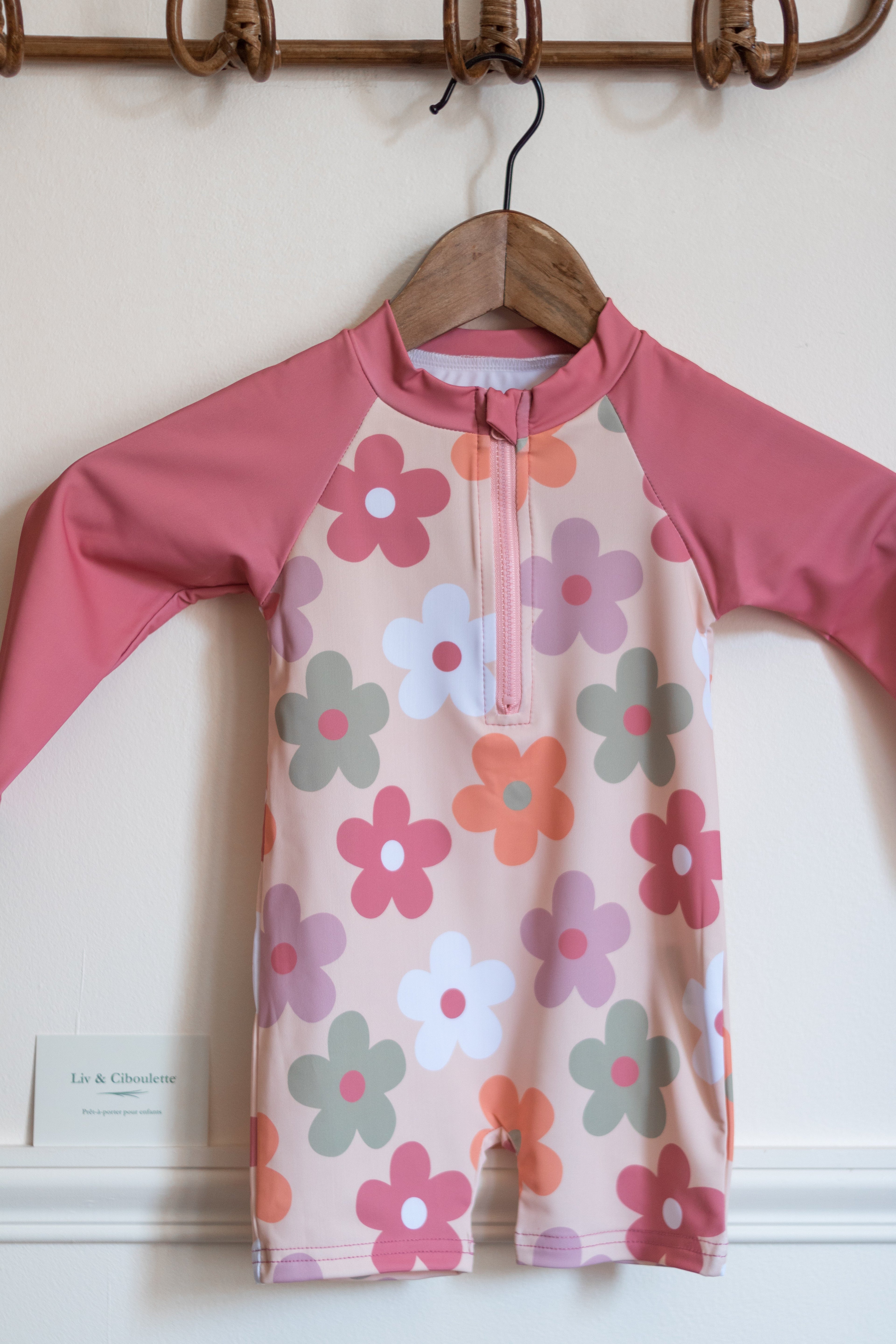 Maillot de bain intégral bébé fille 12/18 mois Liv&Ciboulette