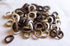 Lot 250 élastiques marrons beige sable Liv&Ciboulette