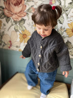 Gilet grosse maille Liv&Ciboulette
