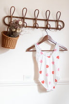 Maillot de bain cœur petite fille 4/5 ans Liv&Ciboulette