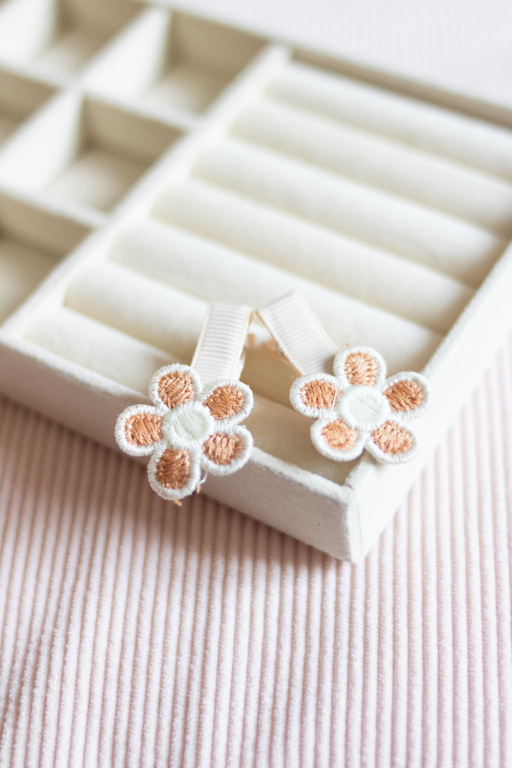 Barrettes  fleurs Liv&Ciboulette
