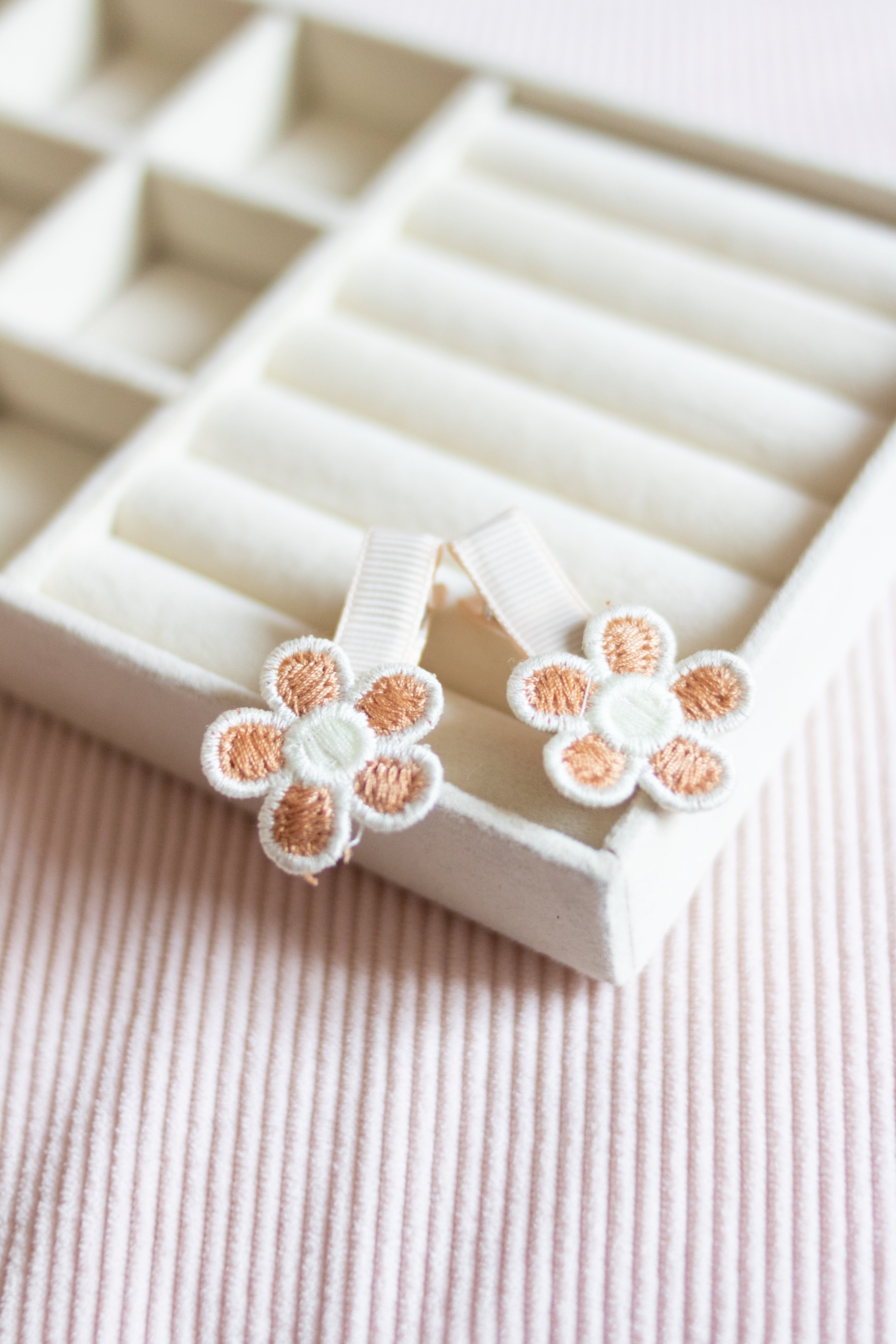 Barrettes  fleurs Liv&Ciboulette
