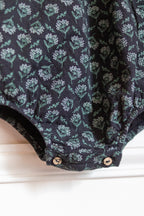 Combinaison bloomer florale bébé Liv&Ciboulette