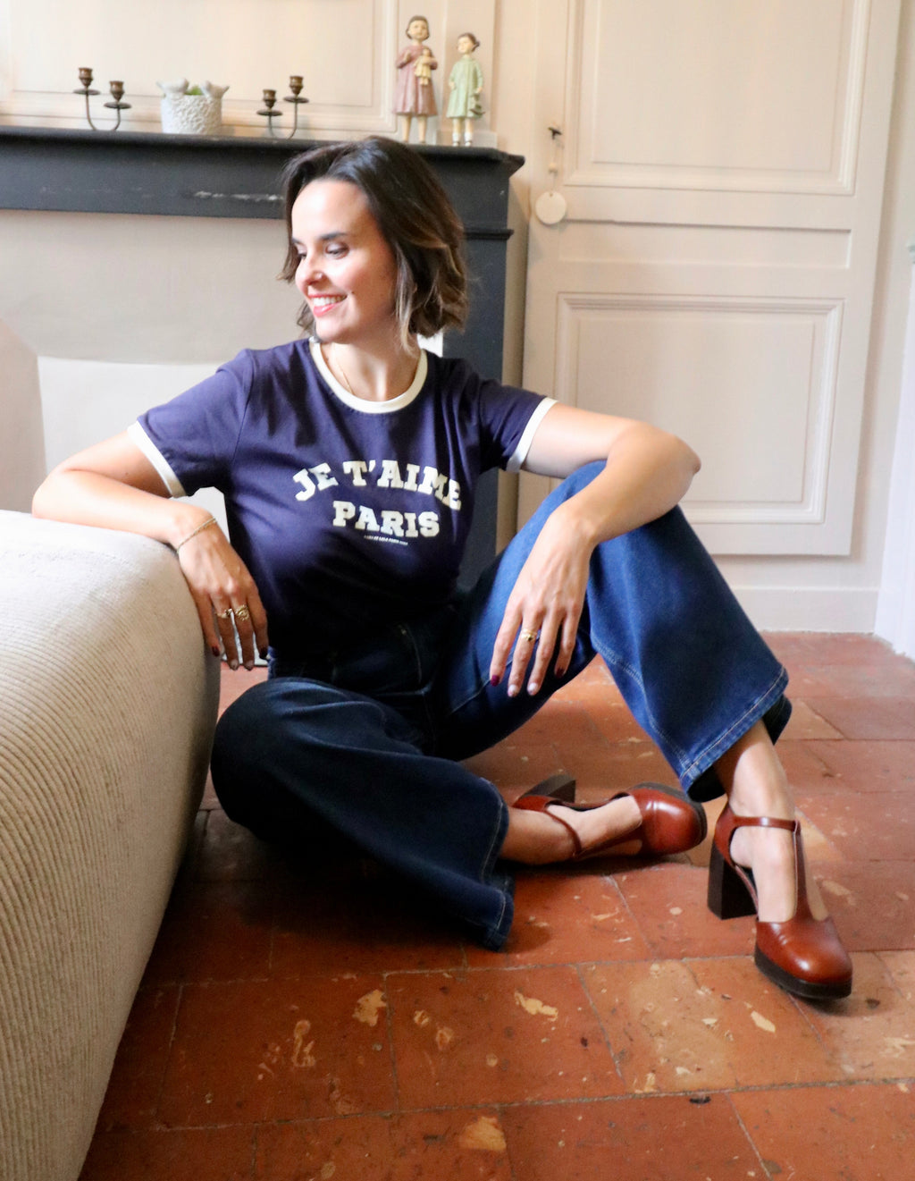 Tee-shirt femme Je t’aime Paris Liv&Ciboulette