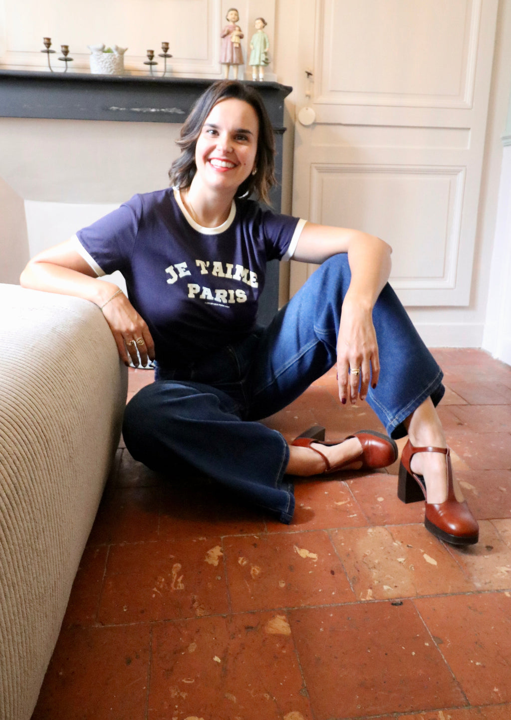Tee-shirt femme Je t’aime Paris Liv&Ciboulette