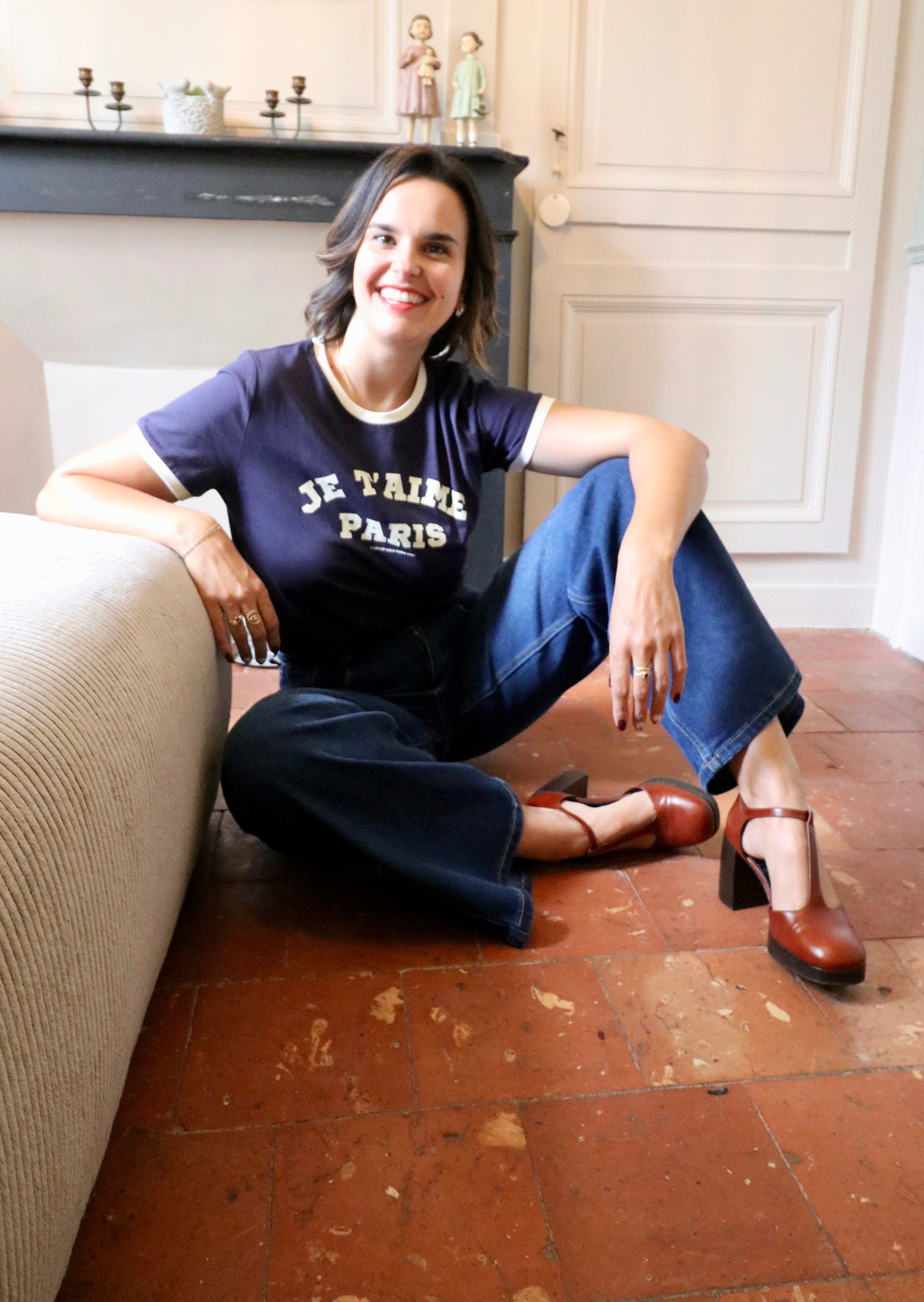 Tee-shirt femme Je t’aime Paris Liv&Ciboulette