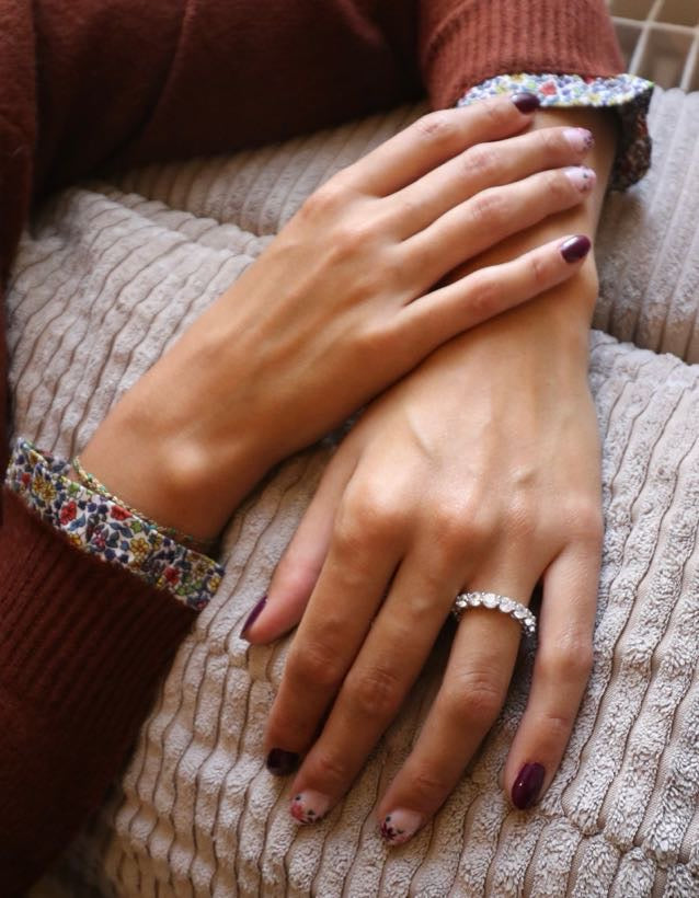Bague tour complet alliance Liv&Ciboulette