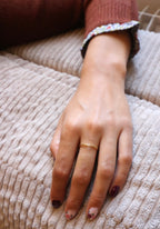 Bague fine perlé Liv&Ciboulette