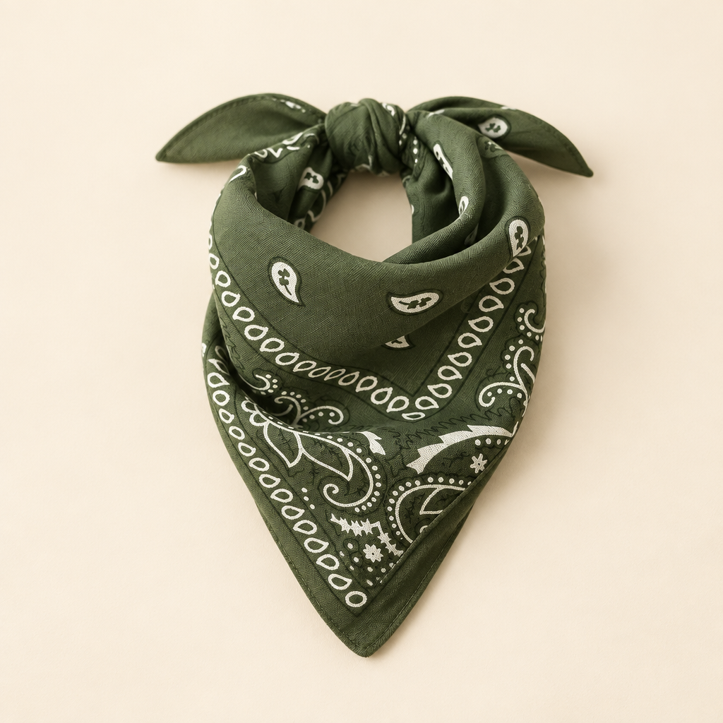 Bandana kaki doux