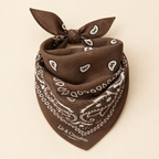 Bandana marron mokka doux