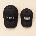 Duo casquettes matchy matchy MAMA & MINI Liv&Ciboulette, fond crème doux